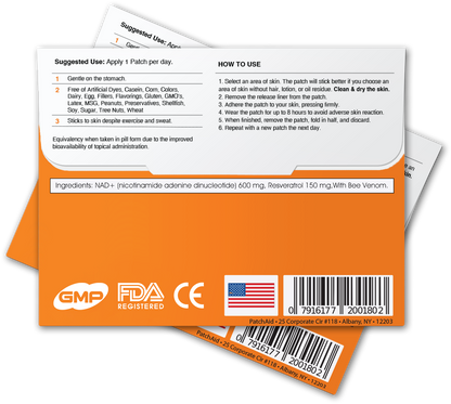 【Official Authorized Store】Tnnedey® GLP-1 NAD+ Bee Venom Patch – Ultimate Skin Rejuvenation & Energy Boost（Last Day Discount：75%）