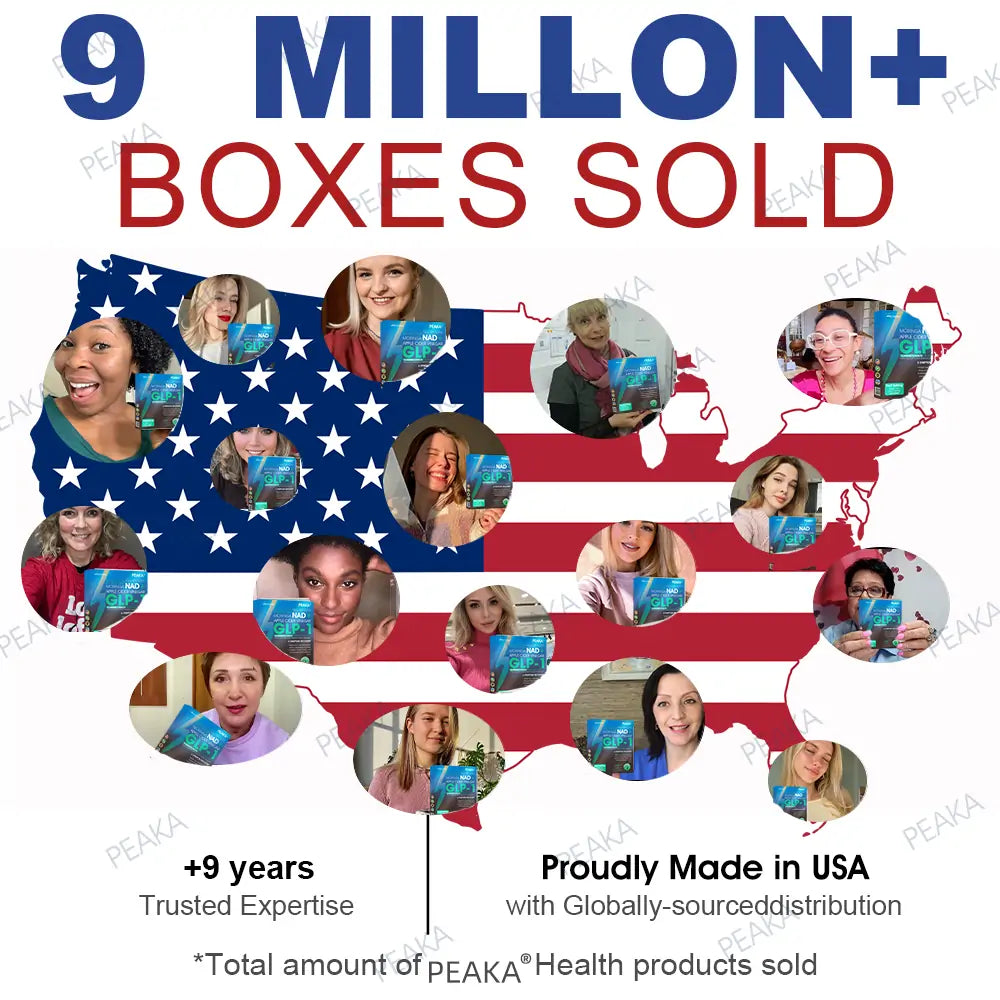 [Official Authorized Store] PEAKA® GLP-1 Slimming & Health Ultra Concentrated Essence Liquid Pearls - NAD+ Moringa & ACV (✅speedy, long-lasting, addressing diabetes, obesity, and cardiovascular diseases)